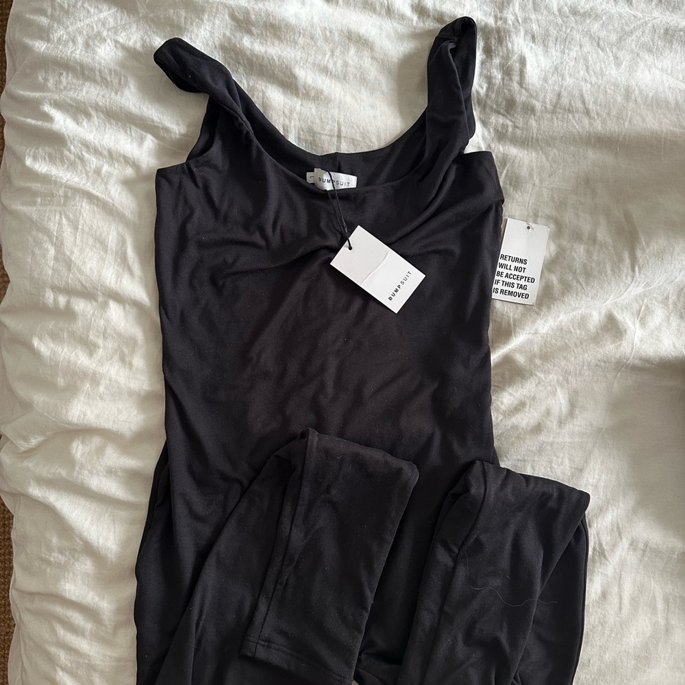 Bumpsuit jumpsuit black size large, maternity